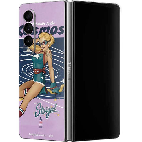 DC Comics Bombshells Stargirl- Field Guide to Cosmos Galaxy Z Fold4 5G Skin